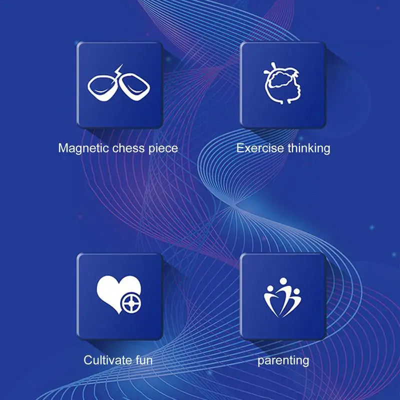 Chess Board Game Magnetic Effect