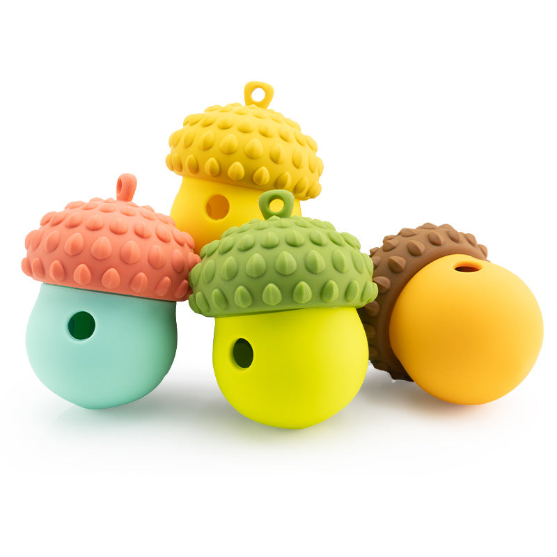 2023 Silicone Slow Feed Dog Toy with Storage Features