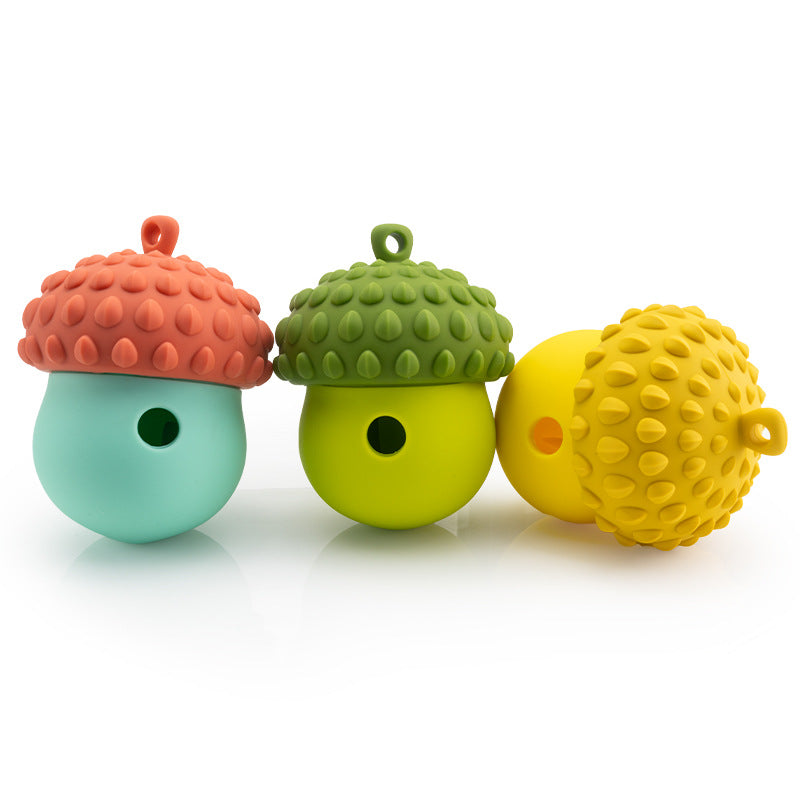 2023 Silicone Slow Feed Dog Toy with Storage Features