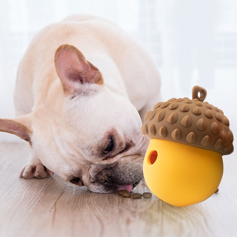 2023 Silicone Slow Feed Dog Toy with Storage Features